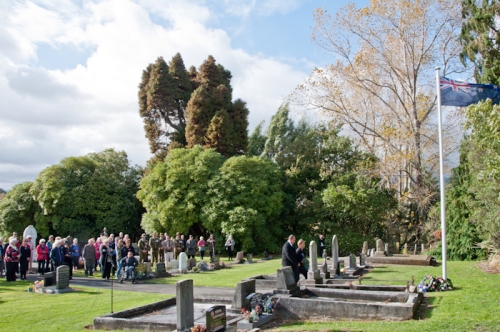 Cemetery rememberance service